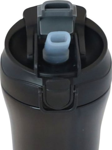 InnovaGoods Kubek termiczny "SI232021” w kolorze czarnym - 400 ml