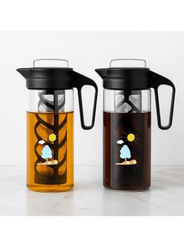 InnovaGoods Kaltbrüh-Kaffeebereiter in Schwarz - 1,3 l