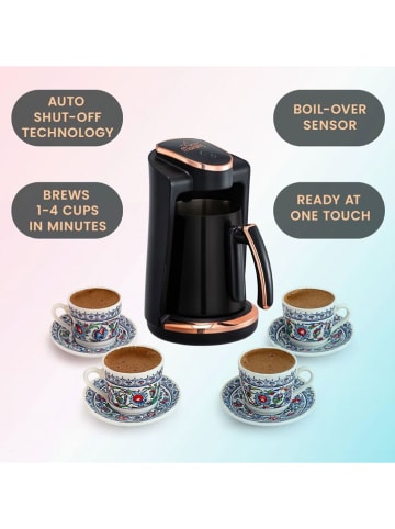 InnovaGoods Kaffeemaschine ''LI23201S'' in Schwarz - (B)16 x (H)27 x (T)24 cm