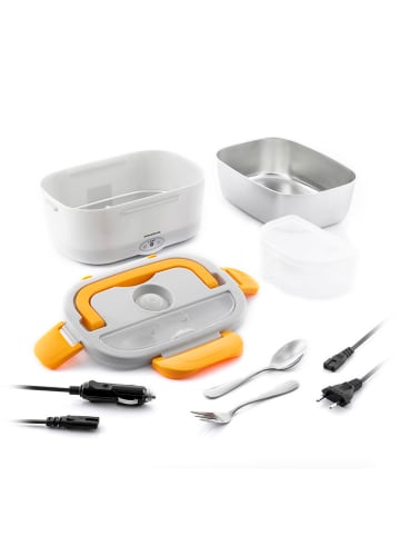InnovaGoods Elektrische lunchbox wit/geel