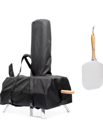 InnovaGoods Piec do pizzy w kolorze czarnym na pellet