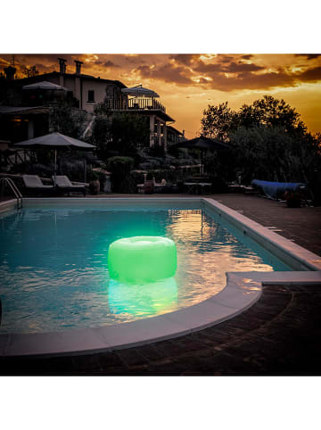 InnovaGoods Aufblasbarer Pouf mit Farbwechsel