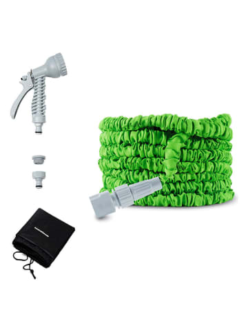 InnovaGoods Ausziehbarer Gartenschlauch in Hellgrau - (L)15 m