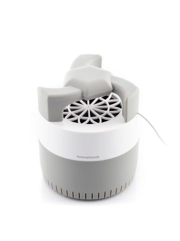 InnovaGoods Elektrische muggenbescherming grijs/wit - (H)14 x Ø 12 cm