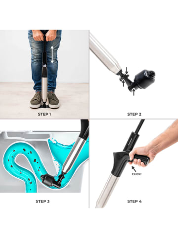 InnovaGoods Hogedruk ontstopper zwart