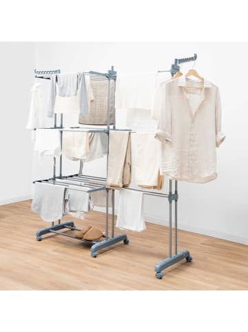 InnovaGoods Wäscheständer "Dolver XL" in Grau