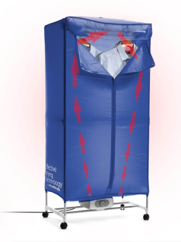 InnovaGoods Elektrisch wasdroogrek blauw - (B)70 x (H)150 x (D)45 cm