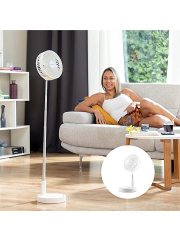 InnovaGoods Wentylator stołowy w kolorze białym - Ø 19,8 cm