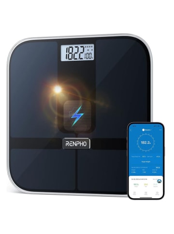 Renpho Personenwaage ''ELIS Solar 2'' in Schwarz