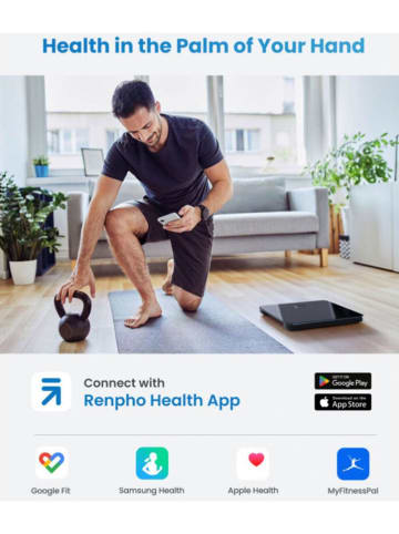 Renpho Personenwaage ''ELIS 2'' in Schwarz