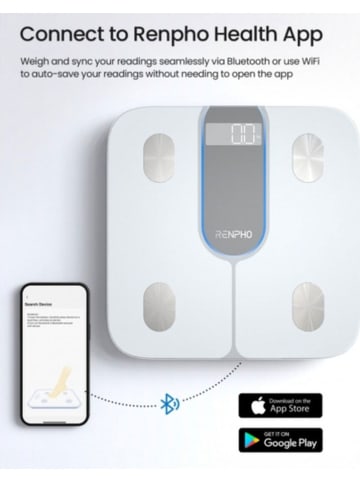 Renpho Personenwaage ''ELIS 1C'' in Weiß