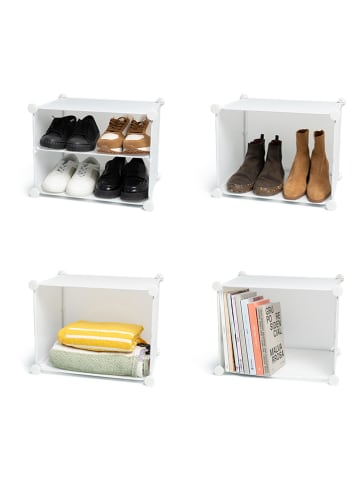 InnovaGoods Schoenenkast wit - (B)84 x (H)160 x (D)32 cm