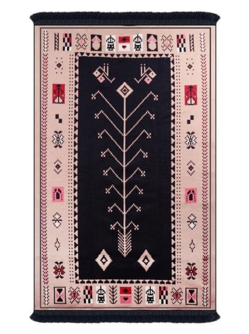 Bigghome Laagpolig tapijt ''SA1534A'' beige/zwart