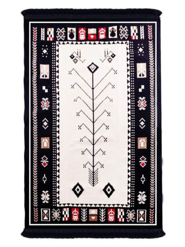 Bigghome Kurzflor-Teppich ''SA1534A'' in Beige/ Schwarz