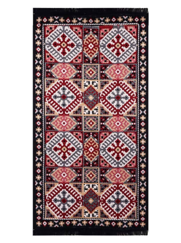 Bigghome Laagpolig tapijt ''SA25EU'' zwart/meerkleurig