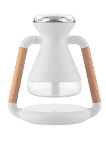 InnovaGoods Led-luchtbevochtiger wit/naturel - (B)15 x (H)17 x (D)11 cm