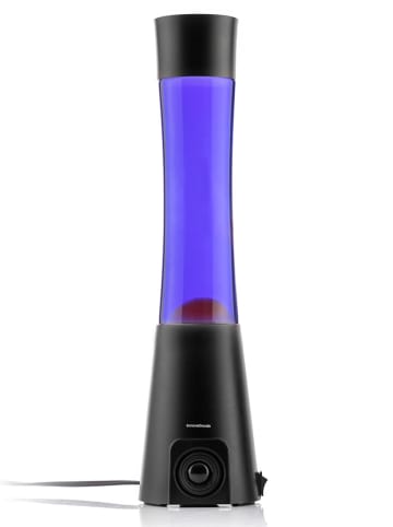 InnovaGoods Lampa-lawa w kolorze czarnym z głośnikiem - 42 x Ø 10,7 cm