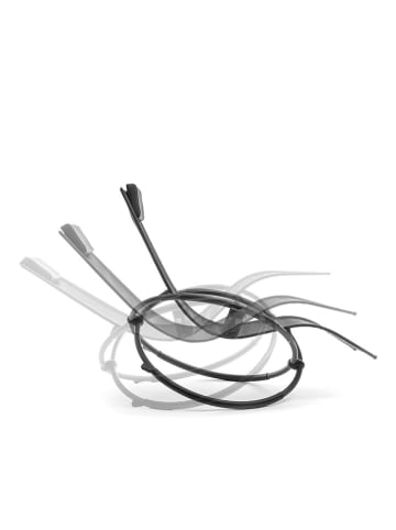 InnovaGoods Schommelstoel zwart - (H)150 x (H)75 x (D)88 cm