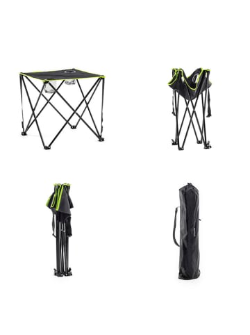 InnovaGoods Picknicktafel zwart - (B)48 x (H)48 x (D)48 cm