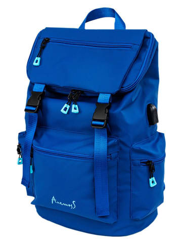 Anemoss Plecak w kolorze niebieskim na laptopa - 30 x 41,9 x 15 cm