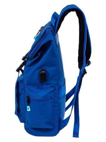 Anemoss Laptoprugzak blauw - (B)30 x (H)41,9 x (D)15 cm