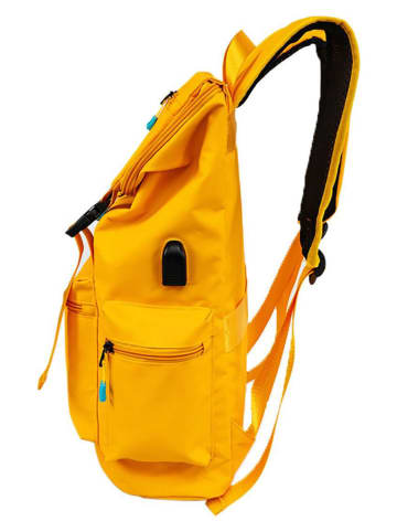 Anemoss Plecak w kolorze żółtym na laptopa - 30 x 41,9 x 15 cm
