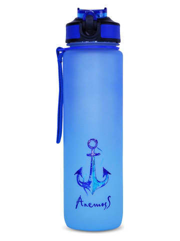 Anemoss Drinkfles ''Anchor'' blauw - 1 l