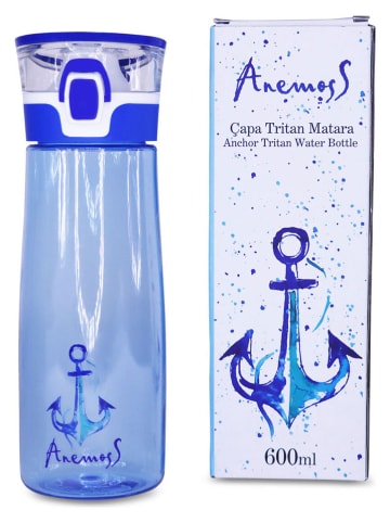 Anemoss Trinkflasche ''Anchor'' in Blau - 600 ml