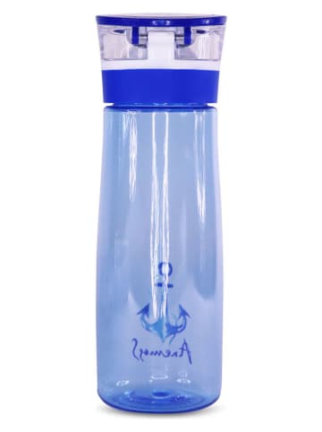 Anemoss Bidon "Anchor" w kolorze niebieskim - 600 ml