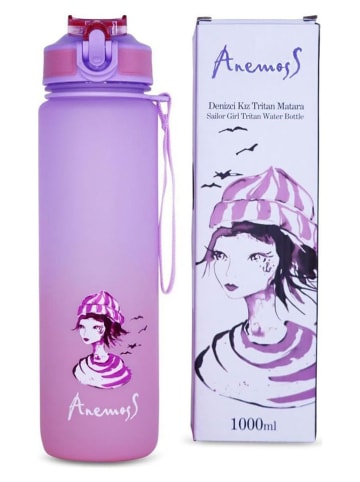 Anemoss Drinkfles ''Sailor Girl'' roze - 1 l
