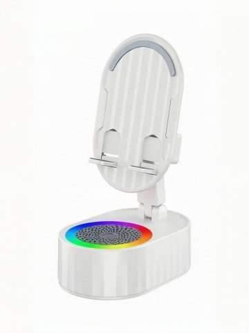 Kinglucky Smartphonehouder met luidspreker wit