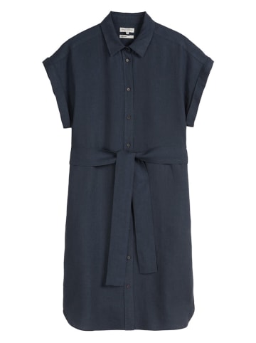 Marc O'Polo Leinen-Kleid in Dunkelblau