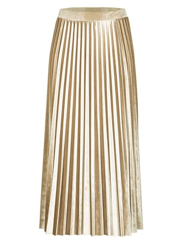 Herrlicher Plisseerock in Gold