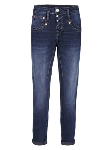 Herrlicher Dżinsy "Shyra" - Tapered fit - w kolorze granatowym