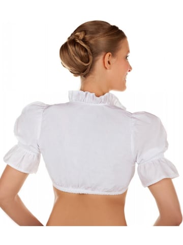 Edelnice Dirndlbluse in Weiß