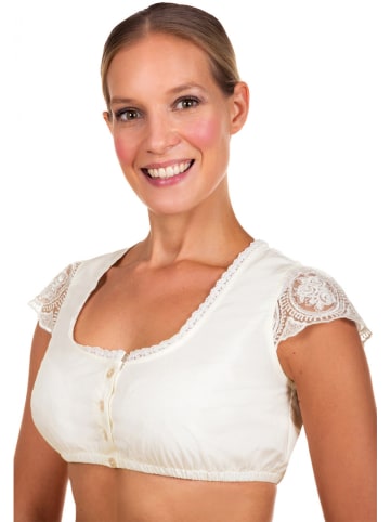 Edelnice Dirndlbluse "Romy" in Creme