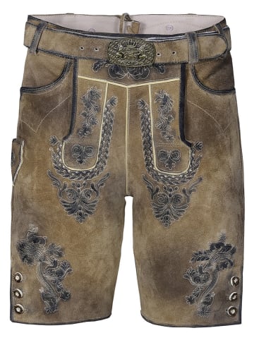 Edelnice Lederhose "Valentin" in Hellbraun