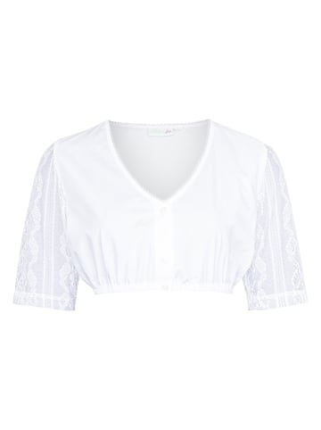 Melega Dirndlbluse "Fenja" in Weiß