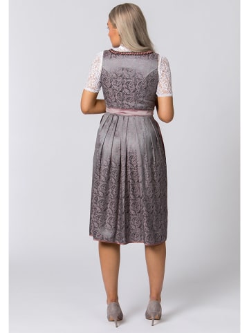 Stockerpoint Dirndl ''Emma'' in Grau/ Rosa