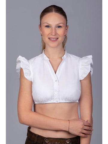 Edelnice Dirndlbluse "Eva" in Weiß