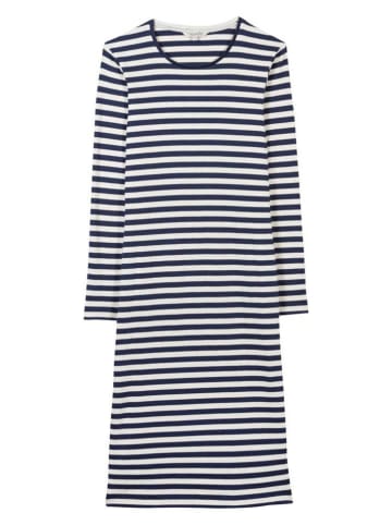 Herrlicher Kleid in Dunkelblau/ Weiß