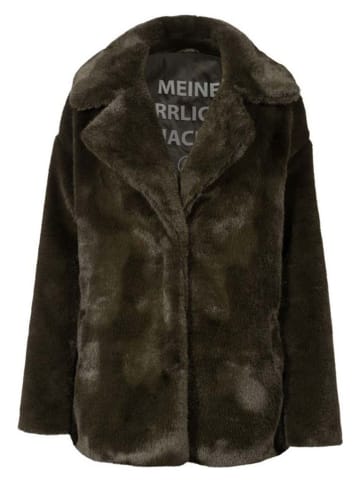 Herrlicher Teddyjacke in Dunkelgrün