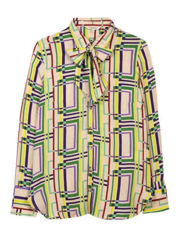 Herrlicher Blouse lichtroze/meerkleurig