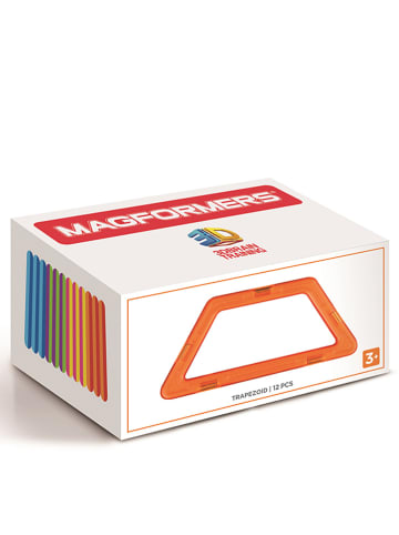 MAGFORMERS 12-częściowy zestaw magnetyczny "Trapezoid" - 3+
