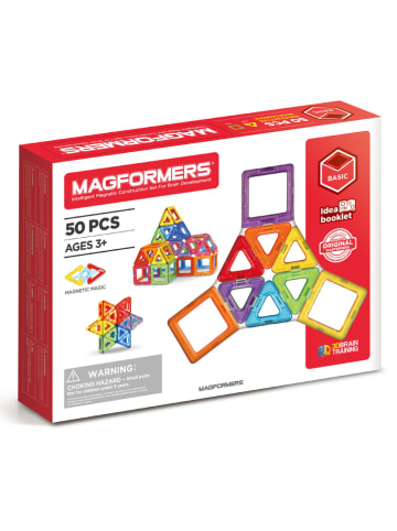 MAGFORMERS 50-częściowy zestaw magnetyczny "Basic Set Line" - 3+