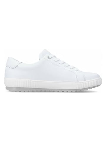 remonte Leder-Sneakers in Weiß