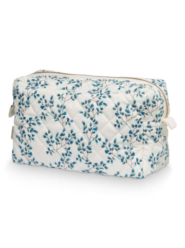 Cam Cam Copenhagen Kulturbeutel in Creme/ Blau - (B)27 x (H)16 x (T)12 cm