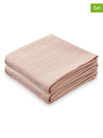 Cam Cam Copenhagen Muślinowe chusty (2 szt.) w kolorze jasnoróżowym do odbijania