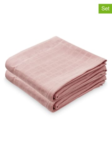 Cam Cam Copenhagen 2er-Set: Musselin-Spucktücher in Rosa