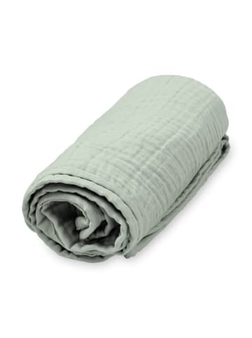 Cam Cam Copenhagen Muślinowy kocyk niemowlęcy w kolorze zielonym